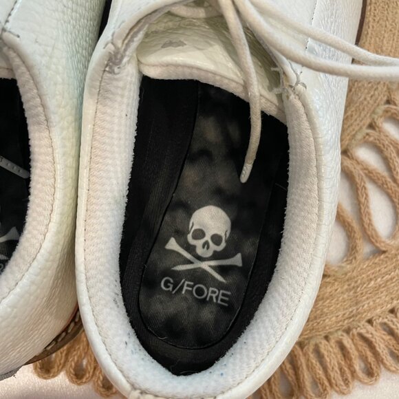 G/Fore Camo Gallivanter Limited Edition Golf Shoes Snow White Olive Size 8.5 - Picture 10 of 16